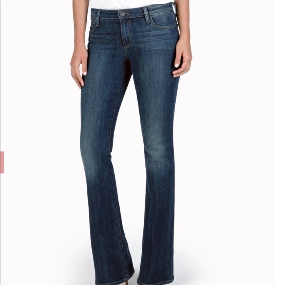 KUT From the Kloth Baby Bootcut Jeans Size 12S - Dark Wash Relaxed Fit